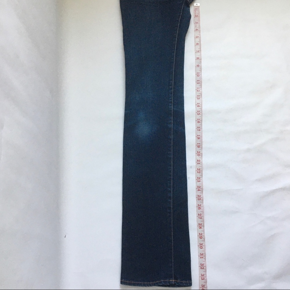 J Brand Straight Leg Ink Dark Wash Blue Denim Jeans 27 - Picture 13 of 17